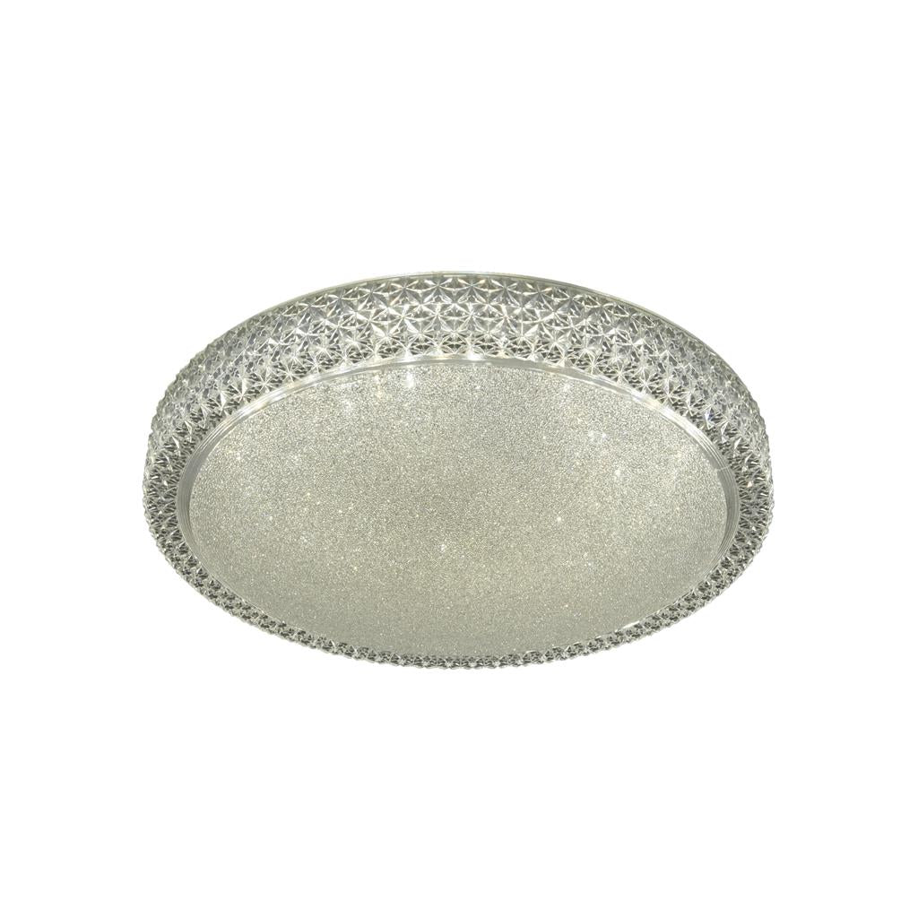 LED Flush Temp Colour Changing Light - Acrylic 50cm Flush Ceiling Light