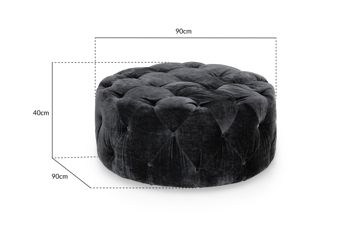 Sandford Slate Footstool