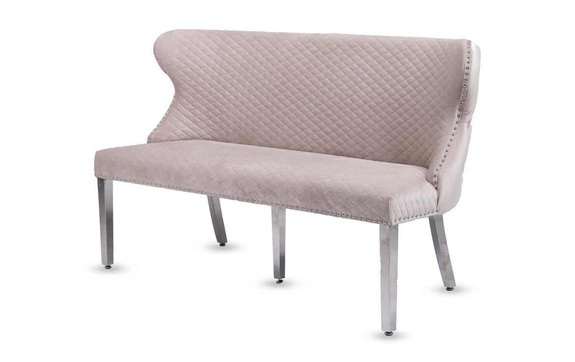 Valencia Plush Velvet Bench (Various Colours)