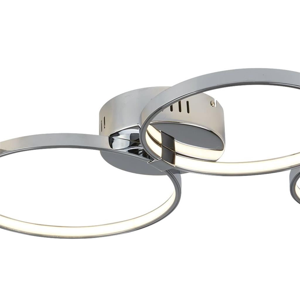 4Lt Ring Flush - Chrome Metal