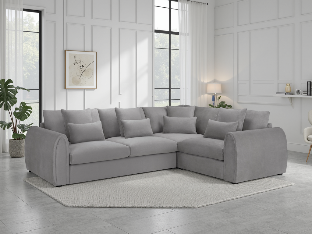 Mirabel Sofa Grey Right Hand Facing Corner