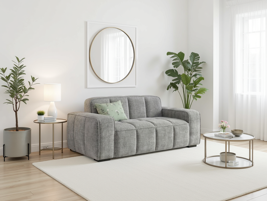 Paris Sofa Grey 2 Seater