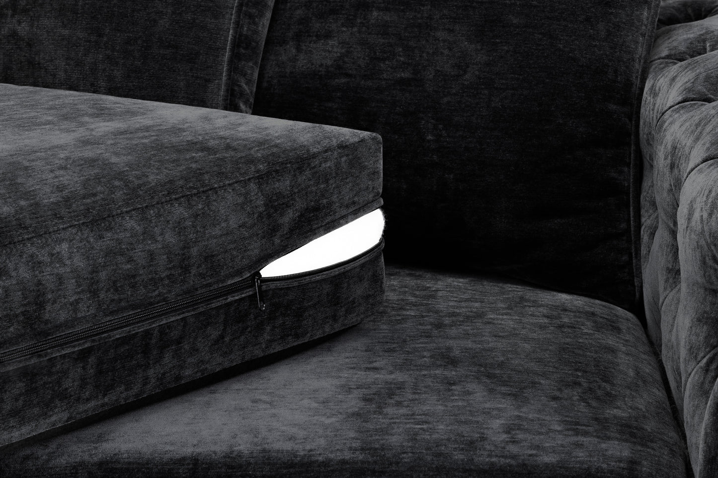 Sandford Large Slate Corner Sofa