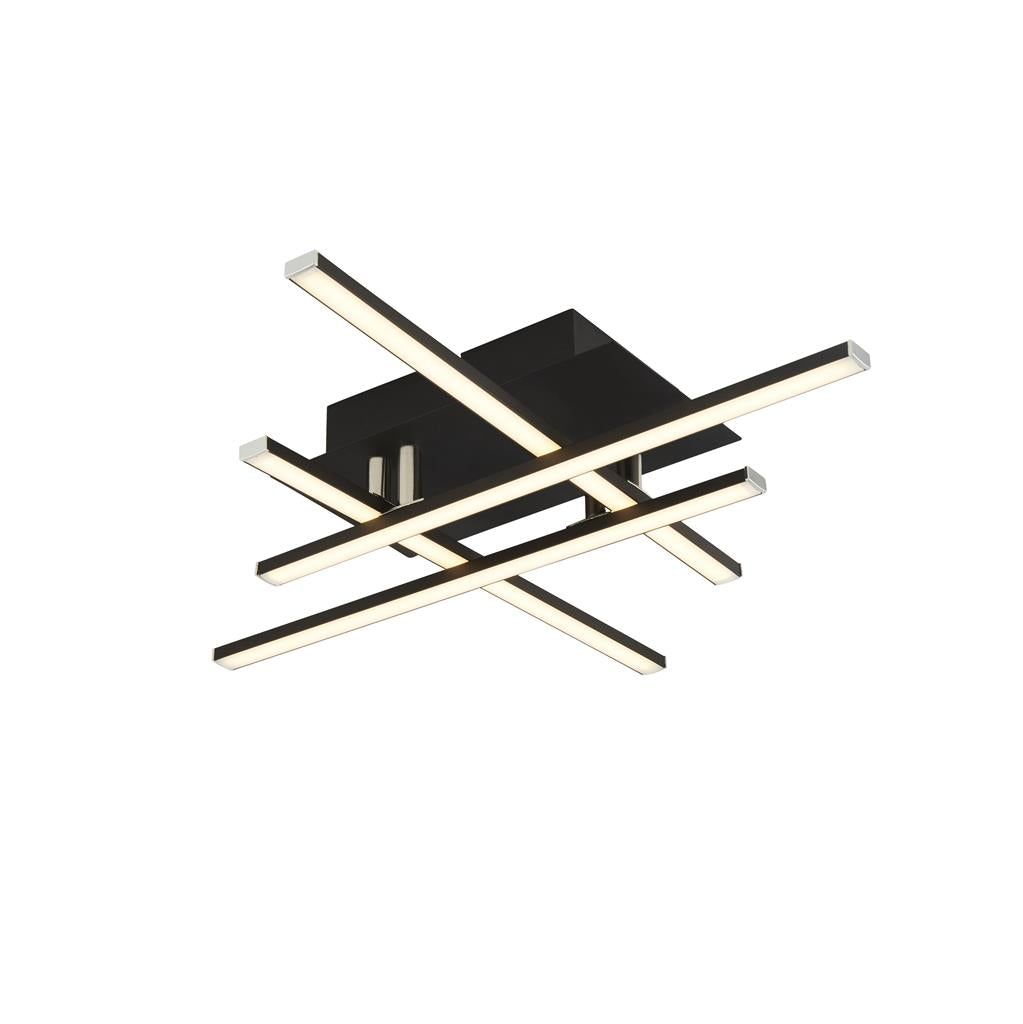 Matrix 4Lt/6Lt Flush - Black Metal & Opal