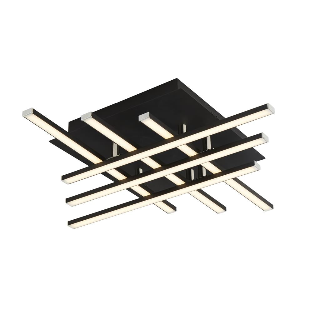 Matrix 4Lt/6Lt Flush - Black Metal & Opal