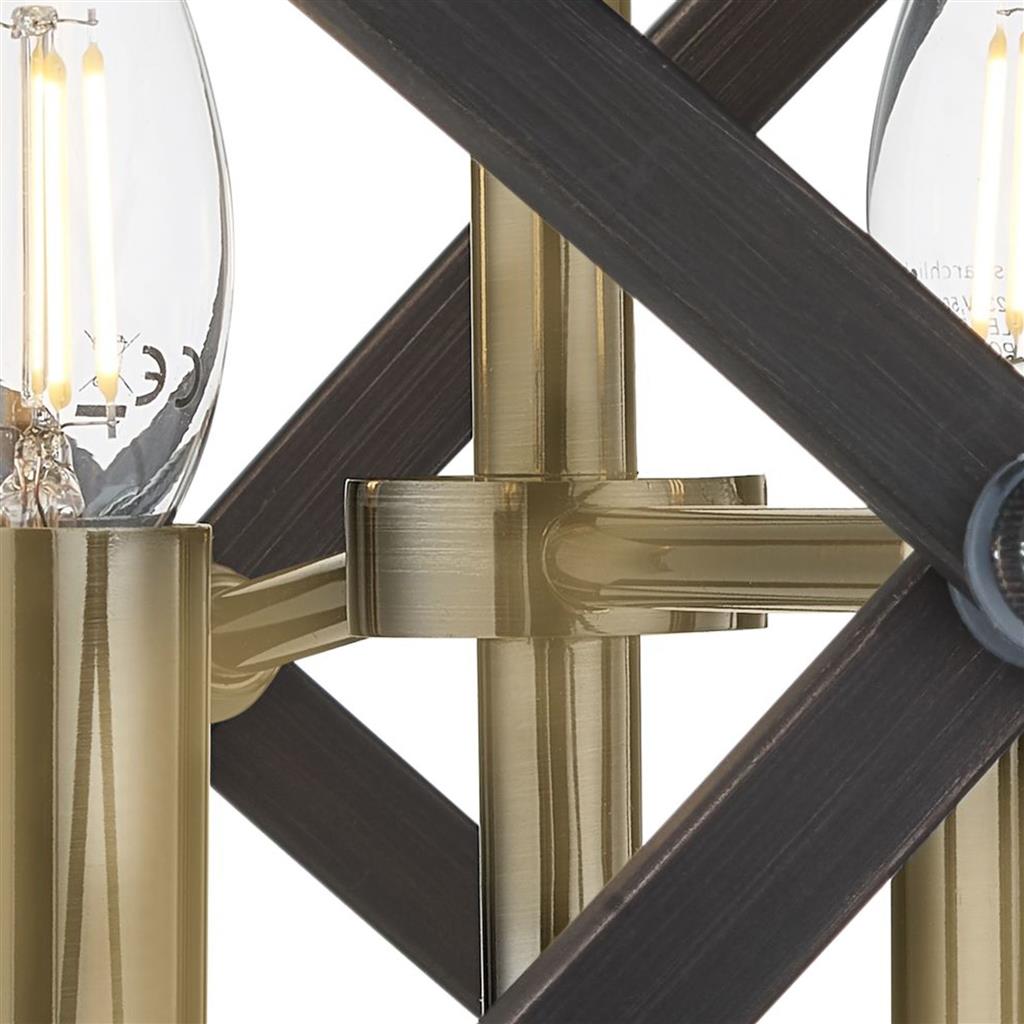 Hoopla 4Lt Semi-Flush - Bronze Metal