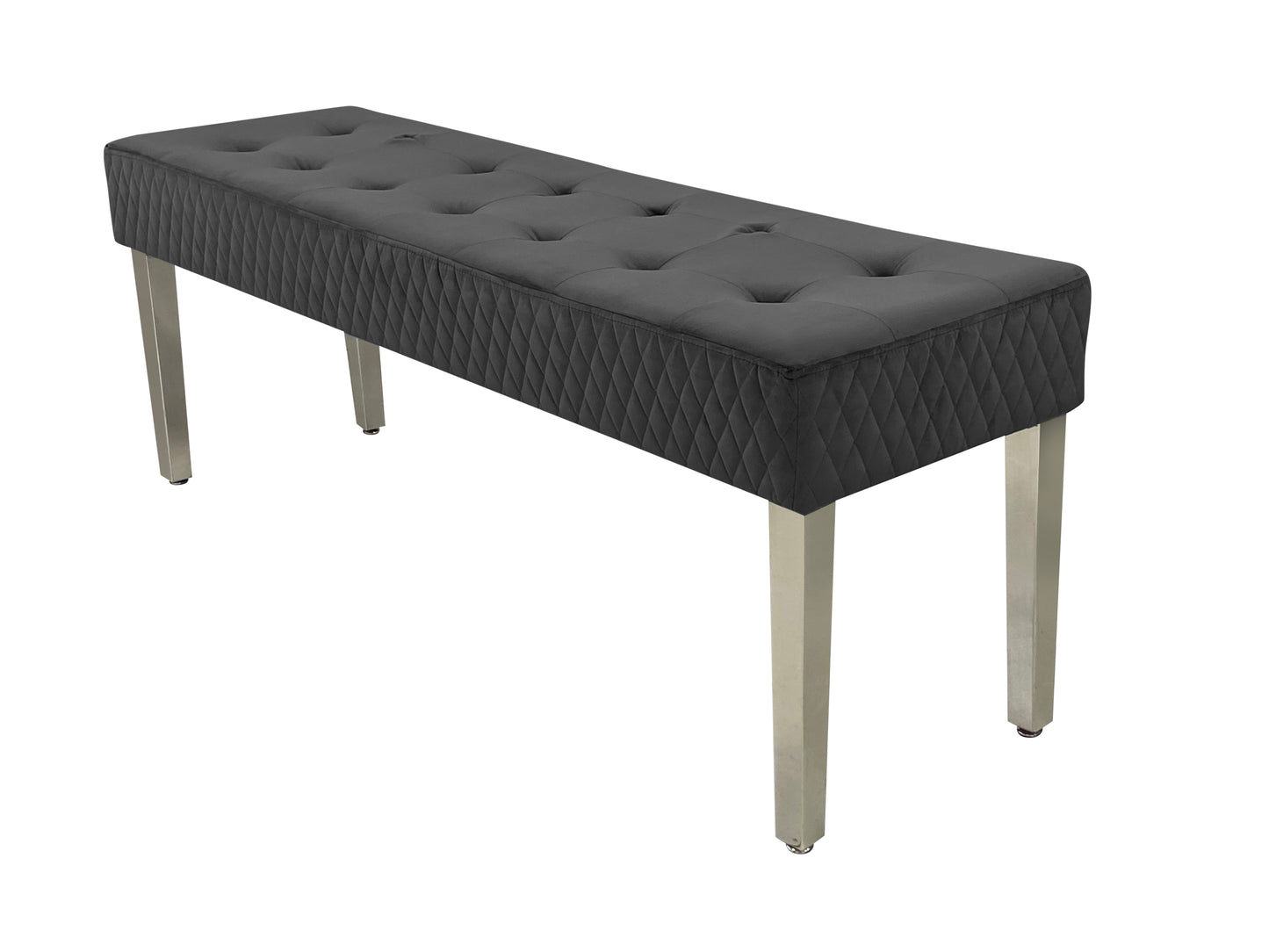 Paris Plush Velvet Bench (Various Colours)