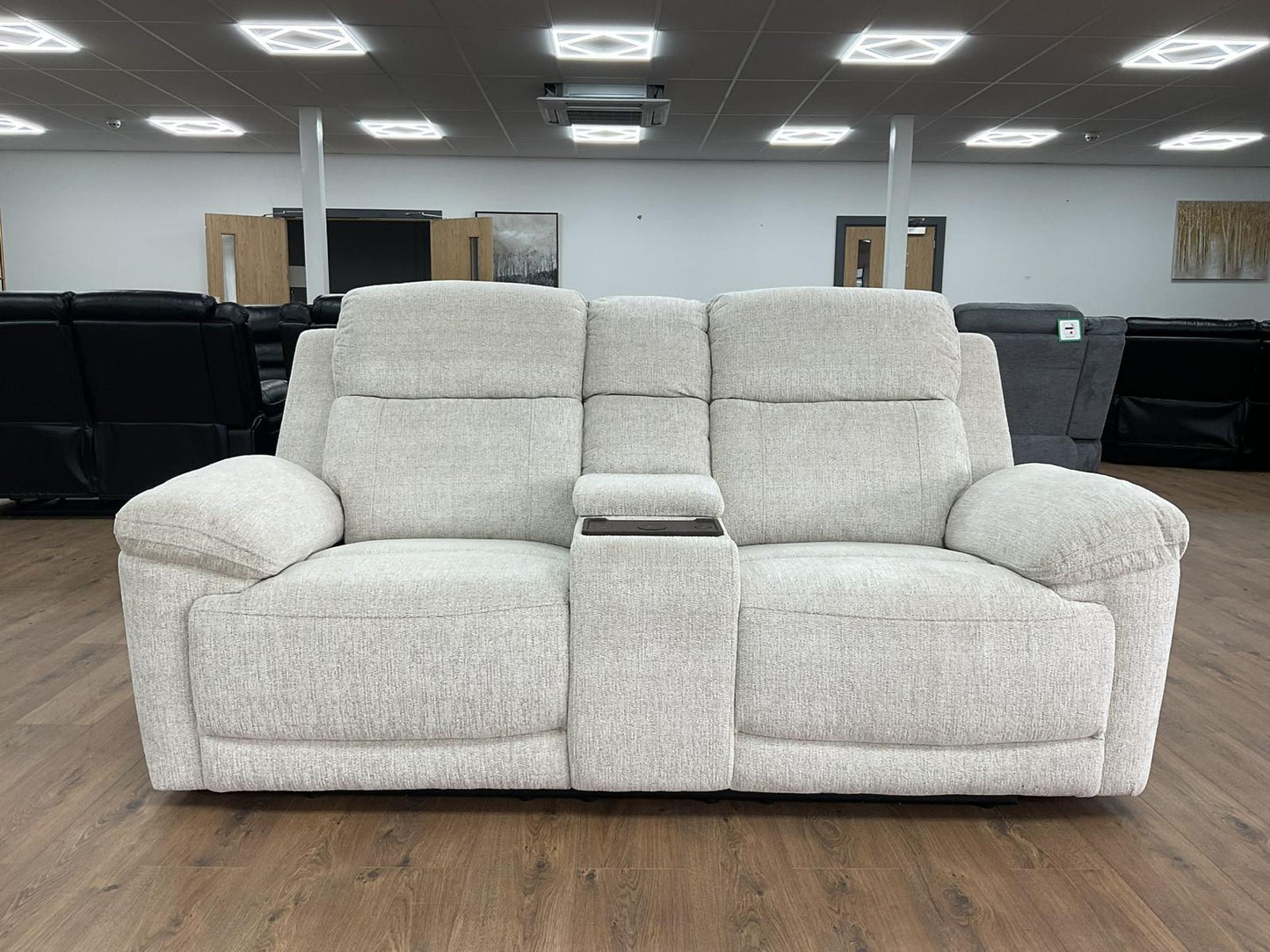 Grace 3+2 Seater Electric Recliner Set In Beige