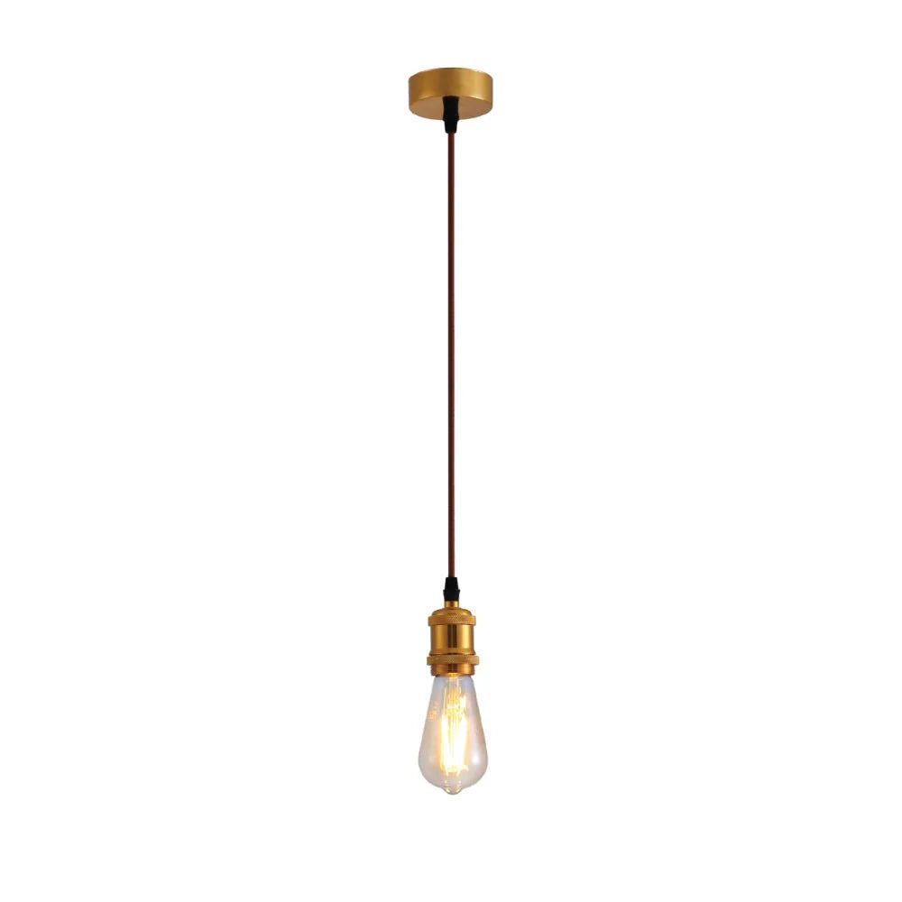 Vintage Industrial Retro Basic Pendant Ceiling Light E27 Bulb
