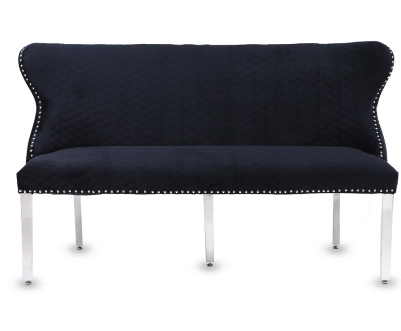Valencia Plush Velvet Bench (Various Colours)
