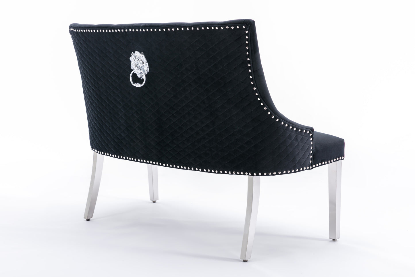 Paris Plush Velvet High Back Bench (Various Colours)