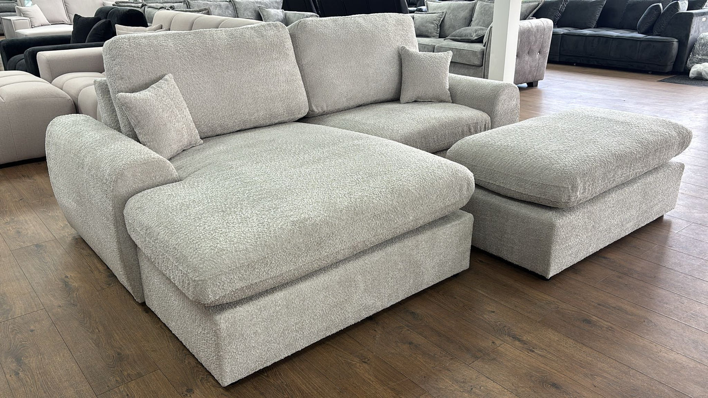 Ashwin Boucle Universal Corner Sofa