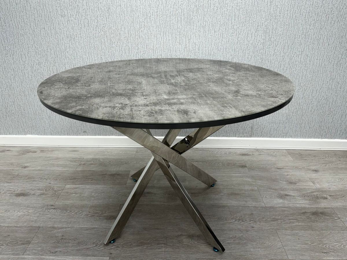 Aura Round Dining Table Set
