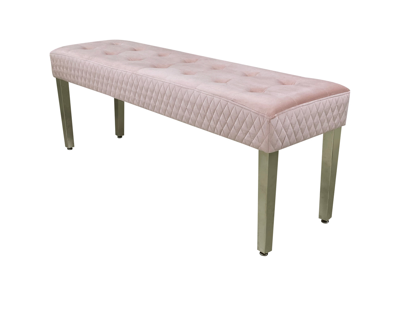 Paris Plush Velvet Bench (Various Colours)