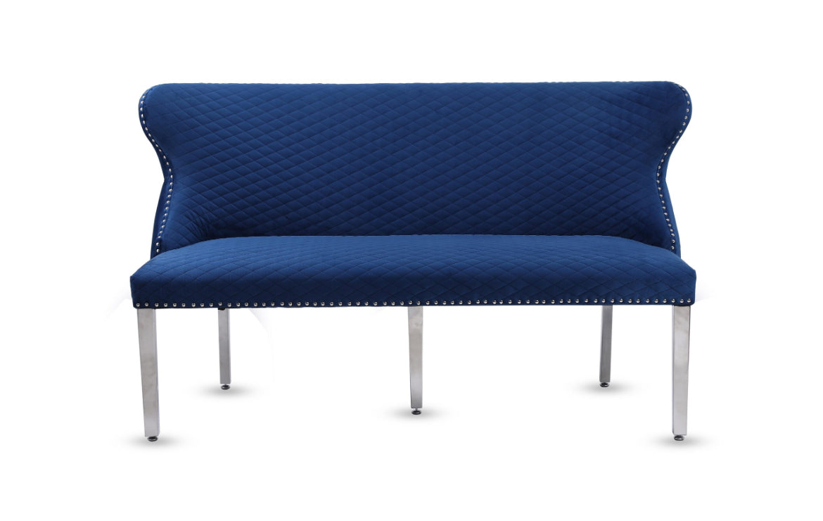 Valencia Plush Velvet Bench (Various Colours)