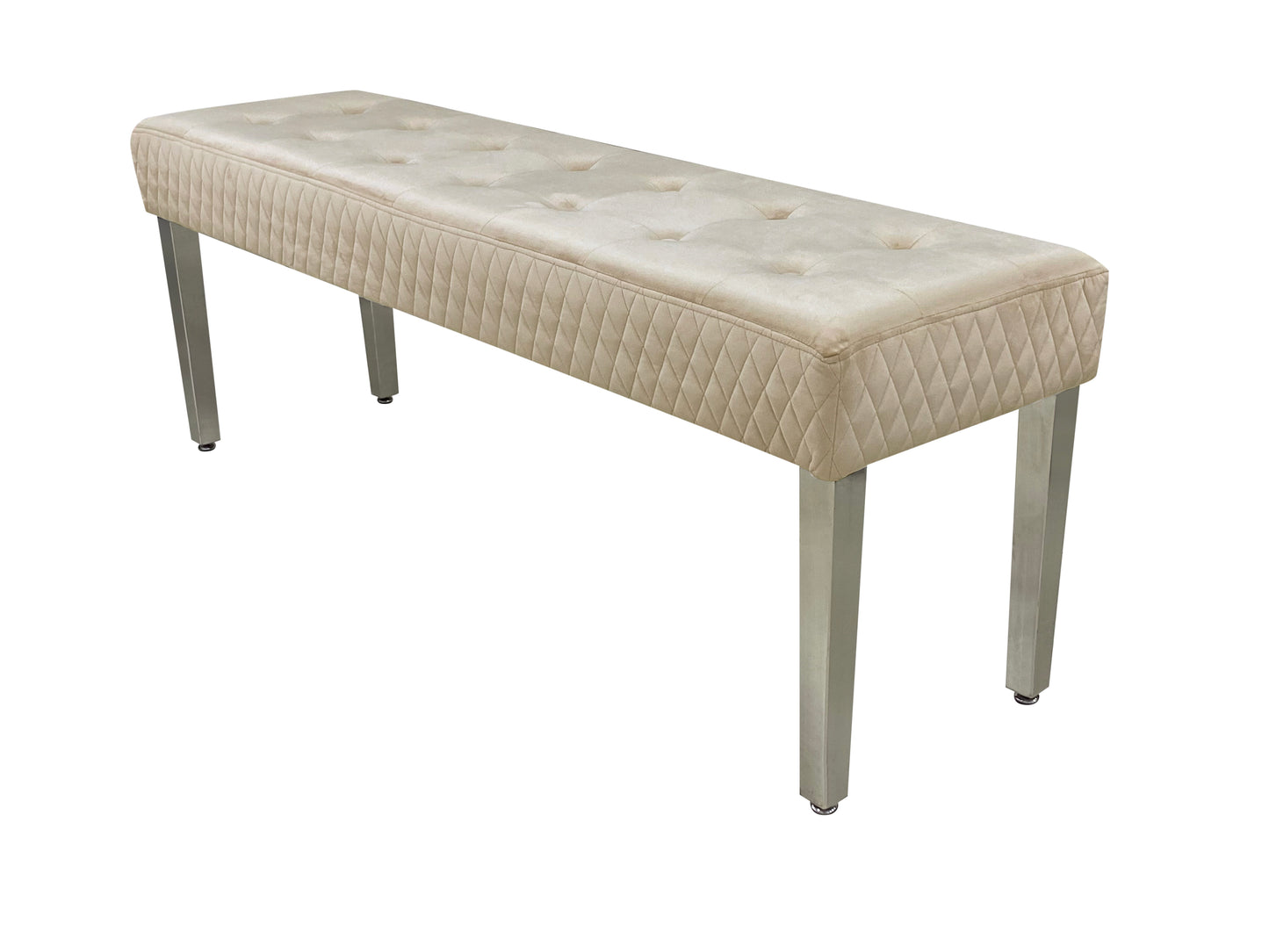 Paris Plush Velvet Bench (Various Colours)