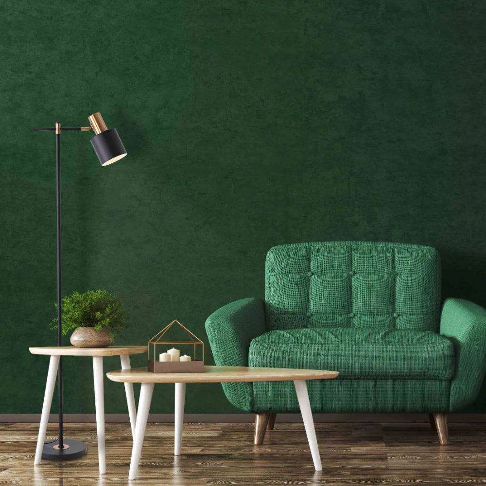 Nordic Pole Reading Floor Lamp Black Gold