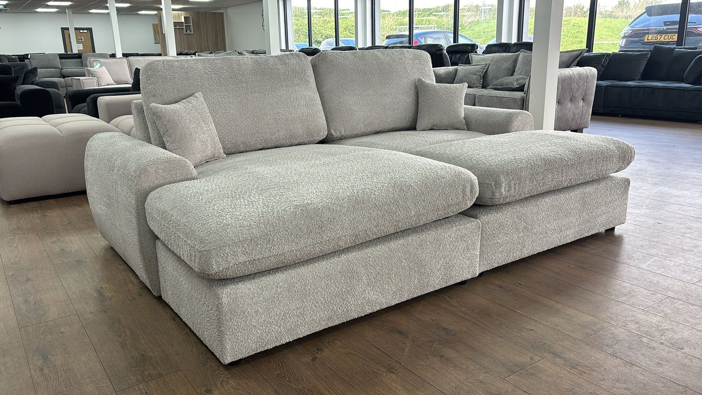 Ashwin Boucle Universal Corner Sofa