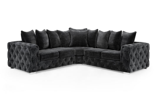 Sandford Large Slate Corner Sofa