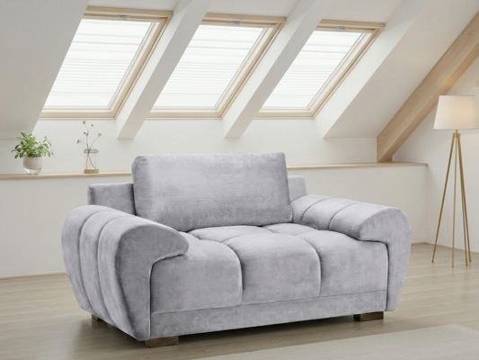 Azzuro Sofa Grey Armchair