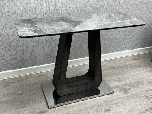 Grey Ceramic Console Table