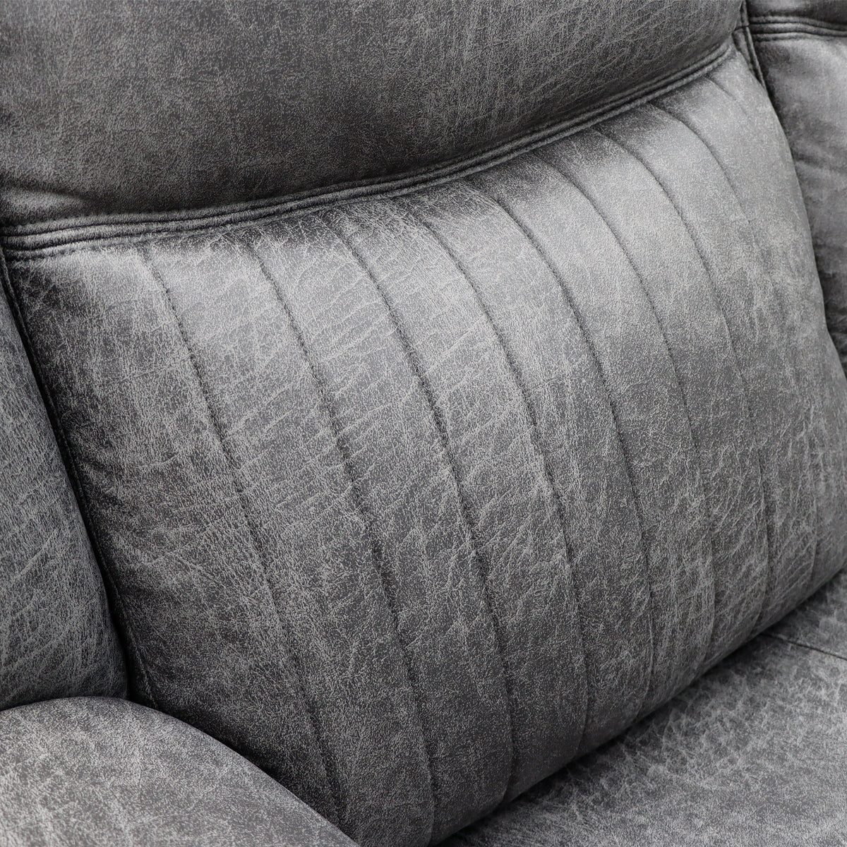 Leon Electric Recliner Sofa Grey 2 Seater