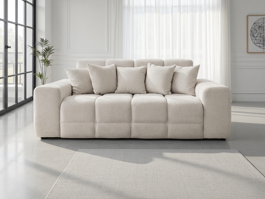 Jacob Sofa Natural 3 Seater