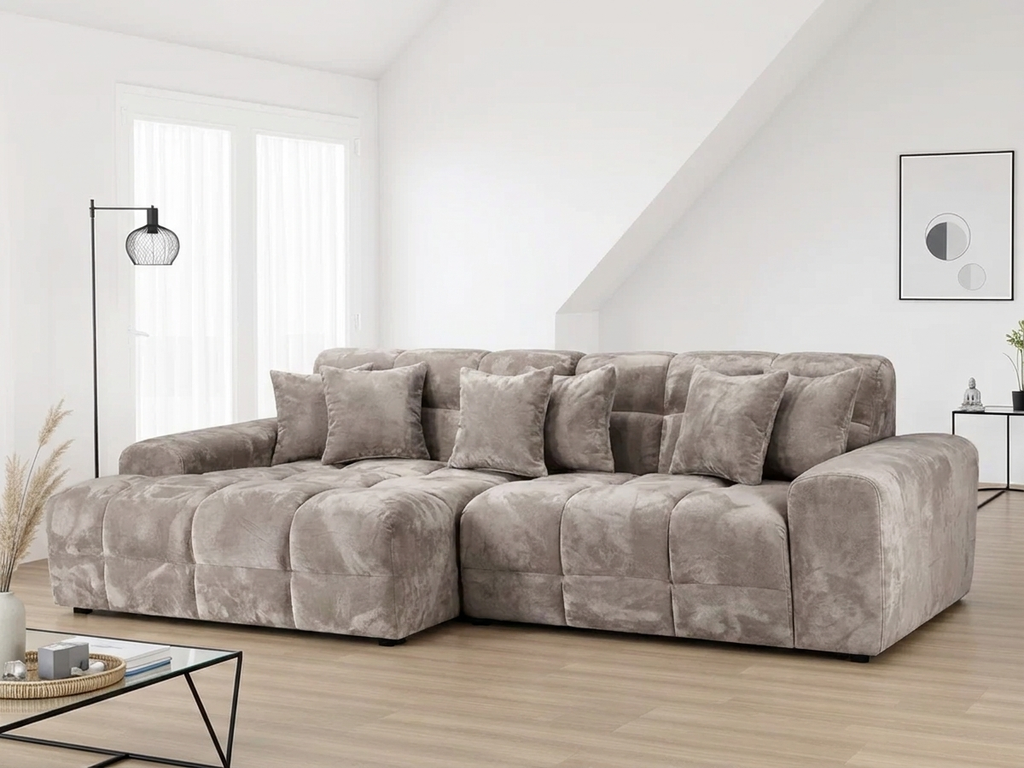 Jacob Sofa Mocha Left Hand Facing Corner