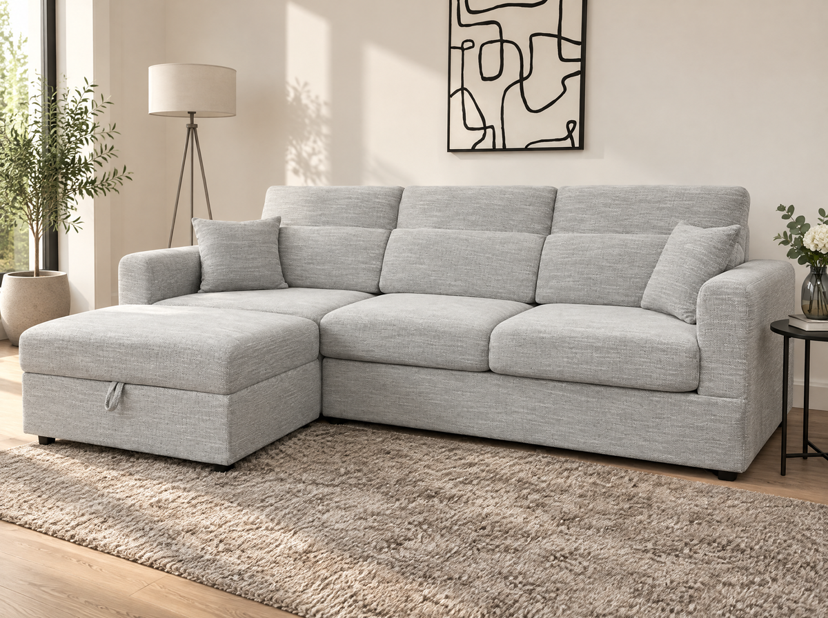 Dexter Sofa Grey Universal Corner
