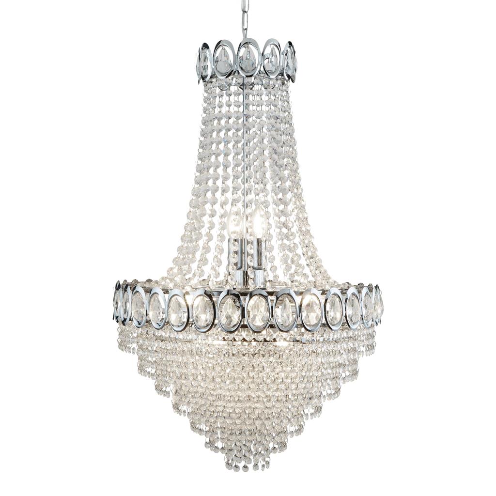 Searchlight 1711-11CC Louis Phillipe 11Lt Chandelier - Clear Crystal RRP £629.00