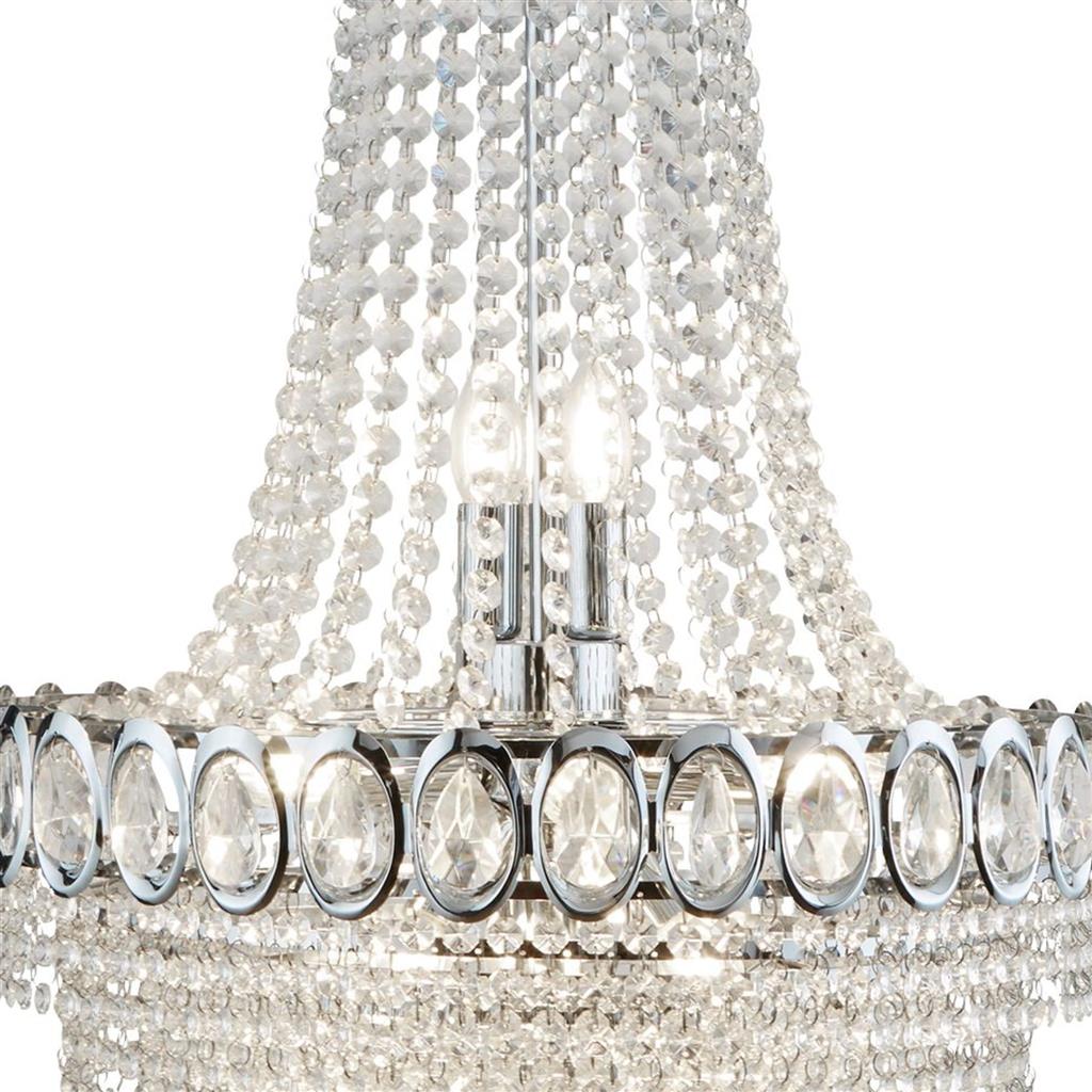 Searchlight 1711-11CC Louis Phillipe 11Lt Chandelier - Clear Crystal RRP £629.00