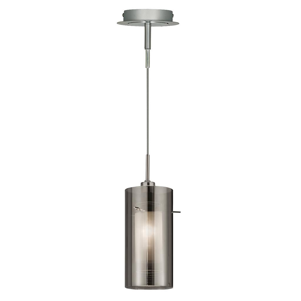 Searchlight 2301SM Duo 2 Pendant - Smoked Glass with Frosted Inner RRP £69.99