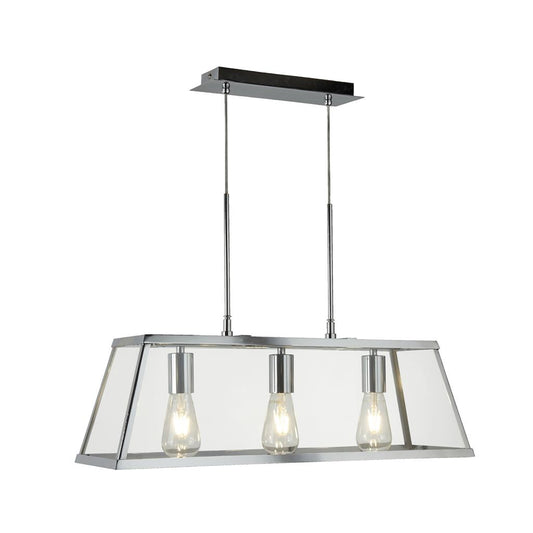 Searchlight Voyager 3 Light Lantern Bar Pendant (3 Colours) RRP £249.99