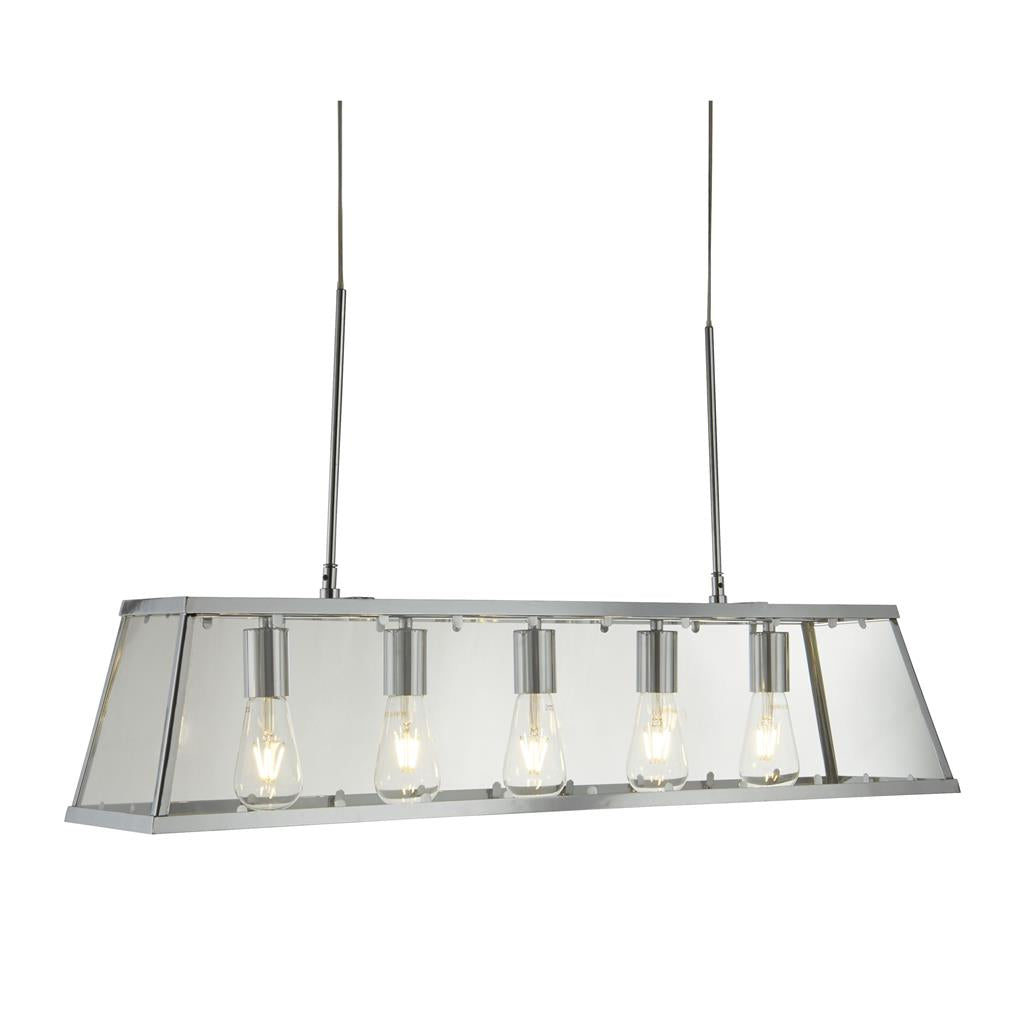 Searchlight 4614-5CC Voyager 5Lt Bar Ceiling Pendant RRP £319.00