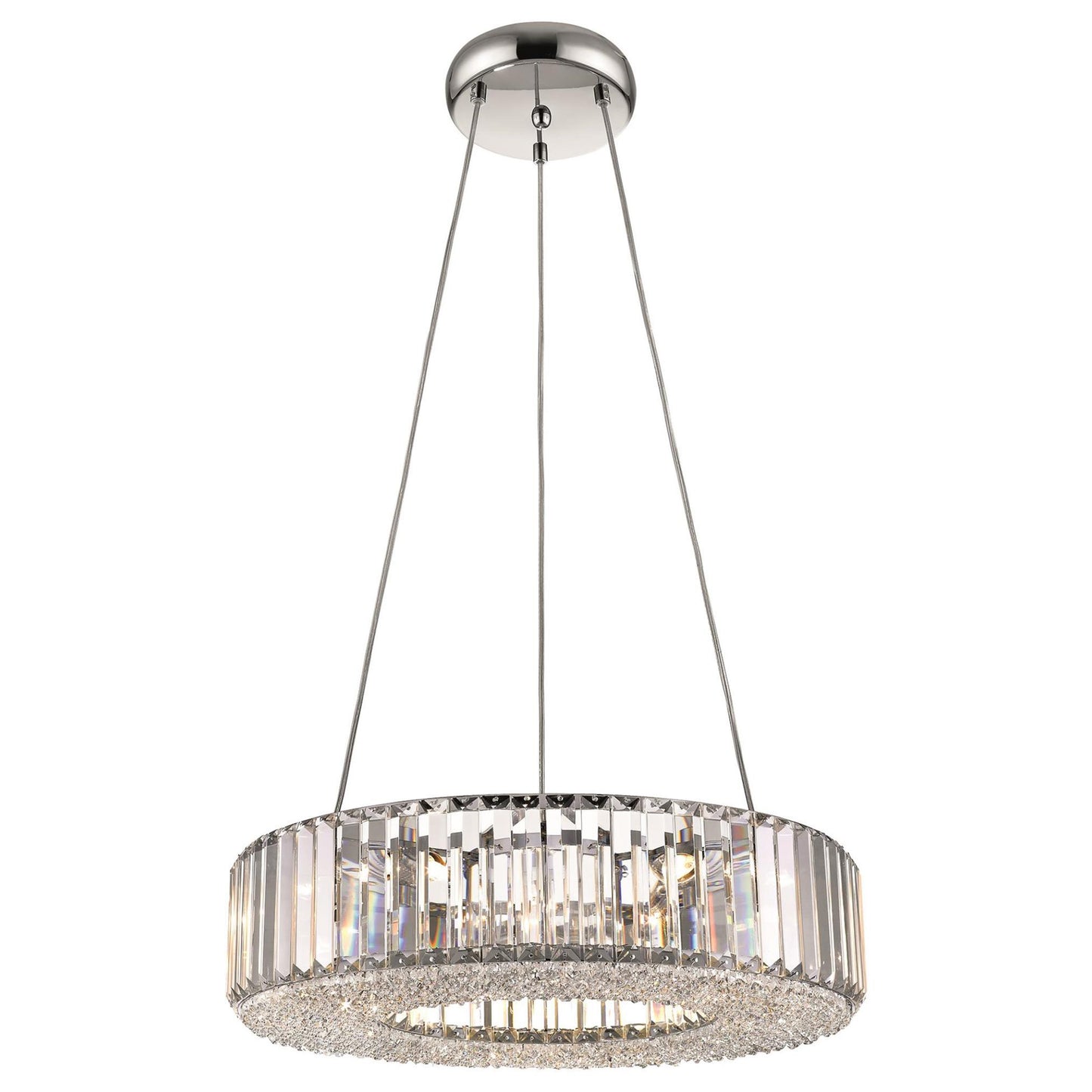 SL766PEN Belaire Ring Crystal Pendant Light