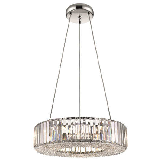 SL766PEN Belaire Ring Crystal Pendant Light