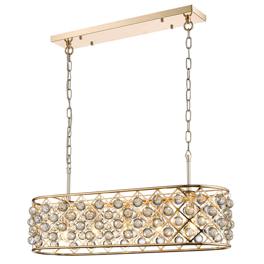 SL082BNT Bentaya 5 Light Crystal Pendant
