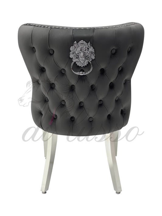 Roma Lion Knocker Dining Chairs