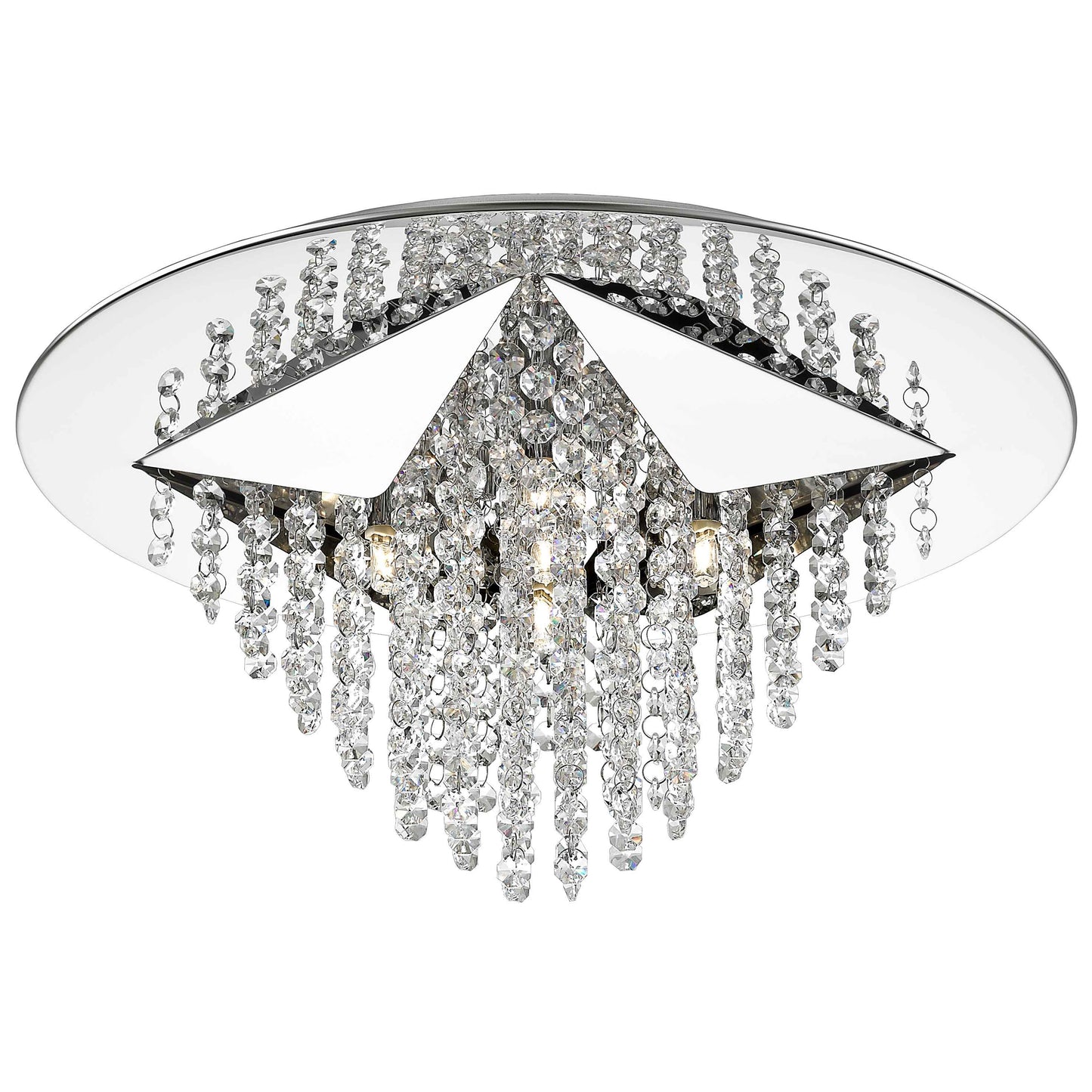 SL0475ES Estelle 5 Light Flush Ceiling Light