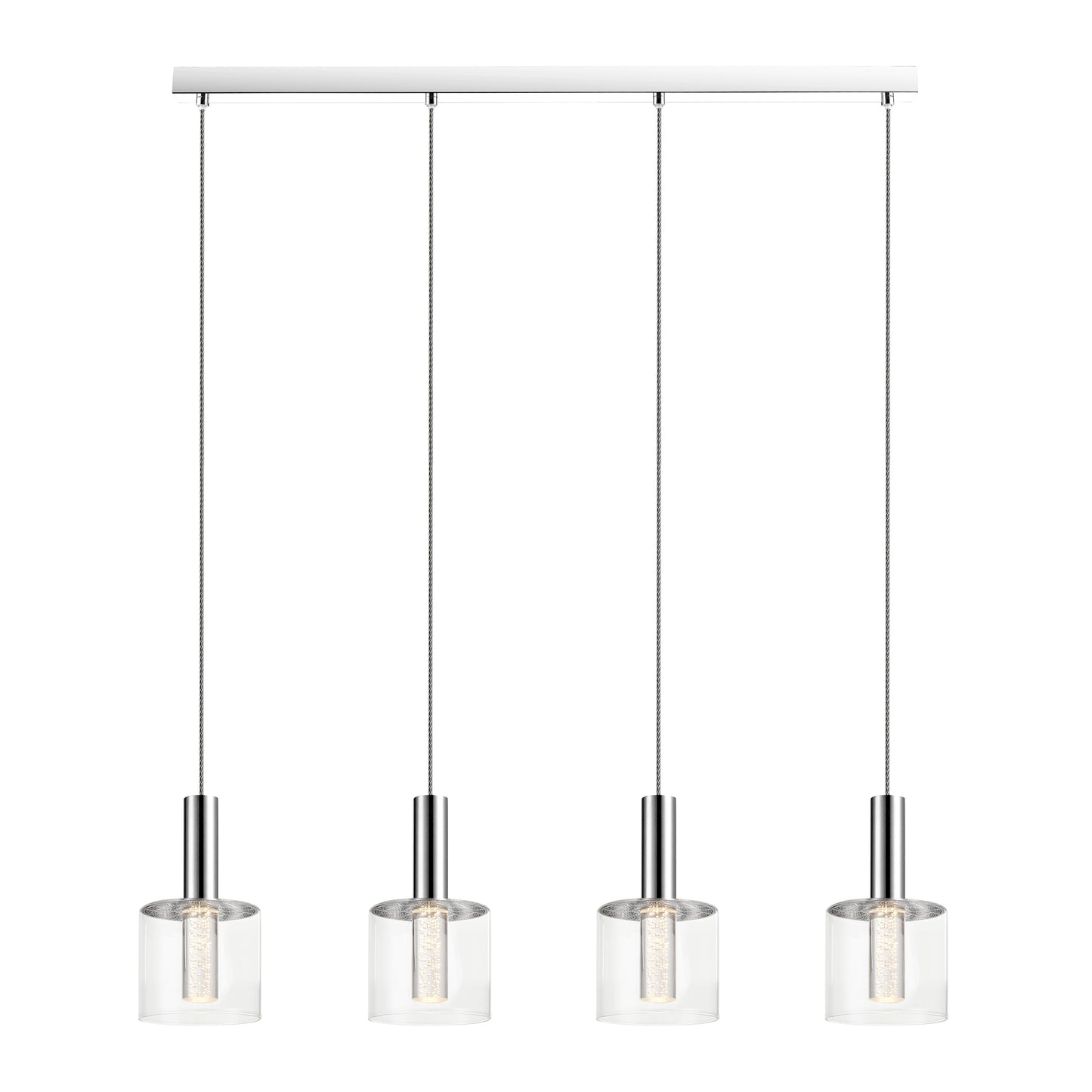 SL0394DU Duarte 4 Light LED Bar Pendant