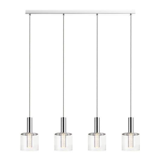 SL0394DU Duarte 4 Light LED Bar Pendant
