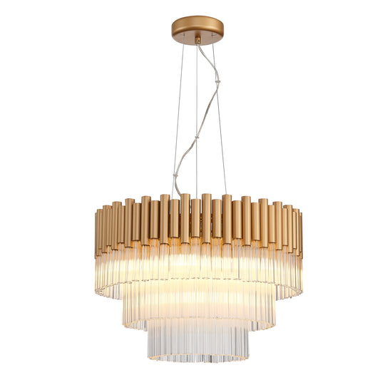 SL050FHA Harlow Gold 7 Light Pendant