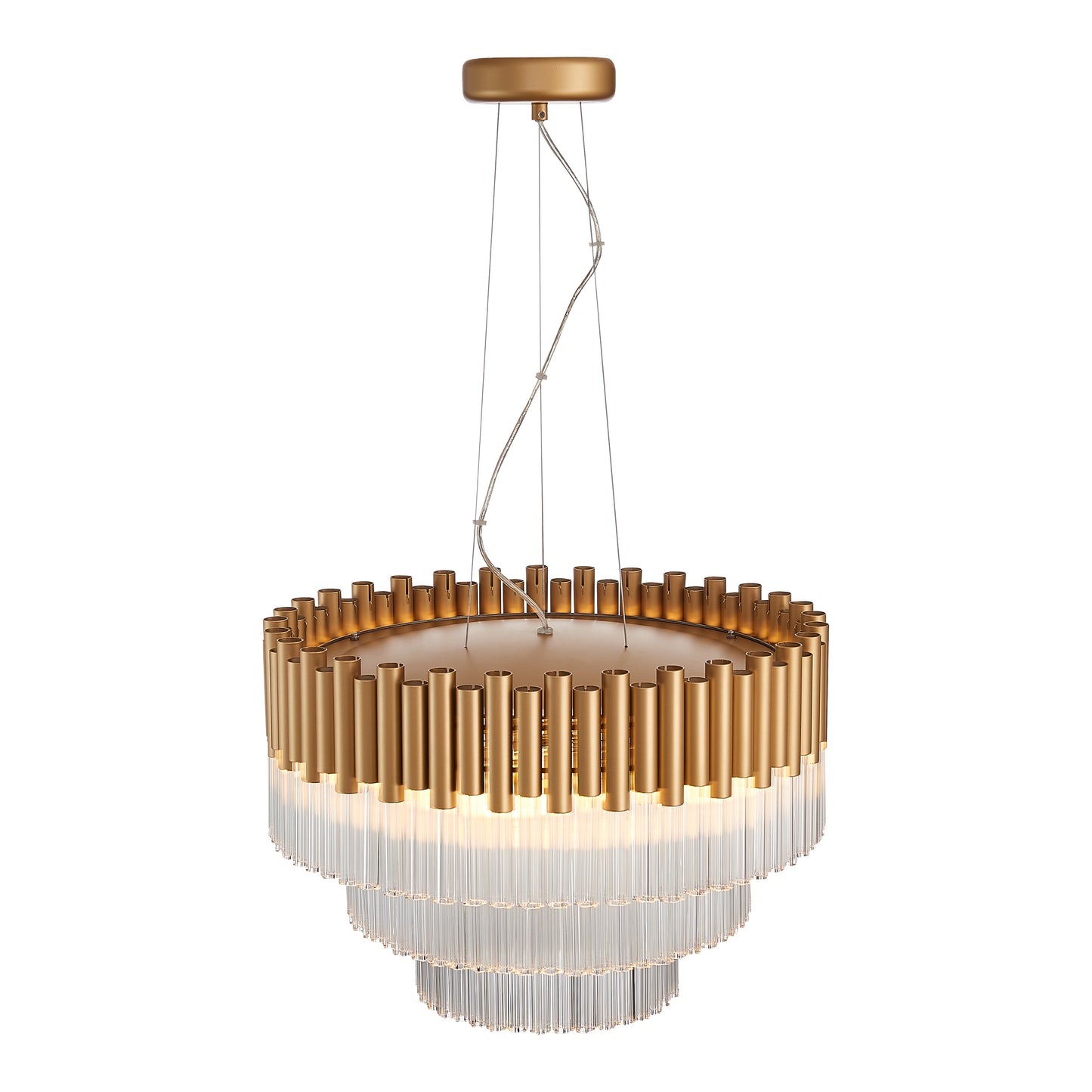 SL050FHA Harlow Gold 7 Light Pendant