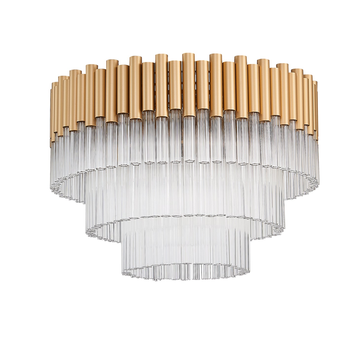 SL050HA Harlow Gold Semi Flush Ceiling Light