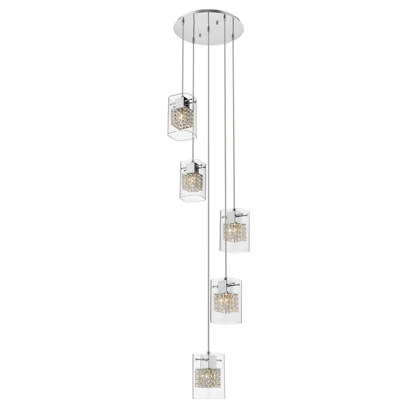 SL0395VI Vienna 5 Light Pendant