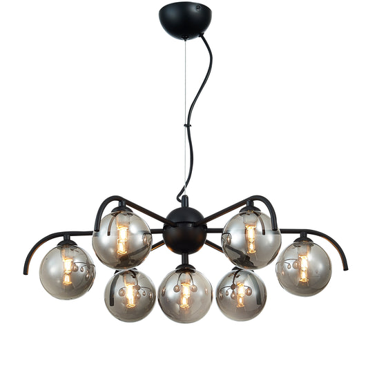 SL0587CR Carlton 7 Light Pendant