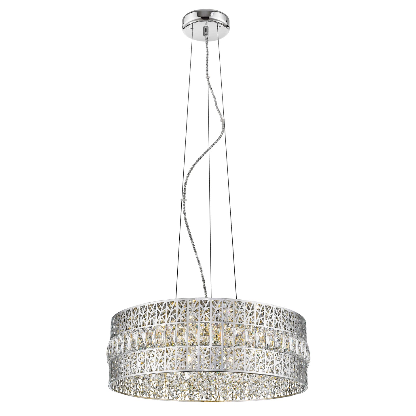 SL0527RO Rosa 7 Light Pendant