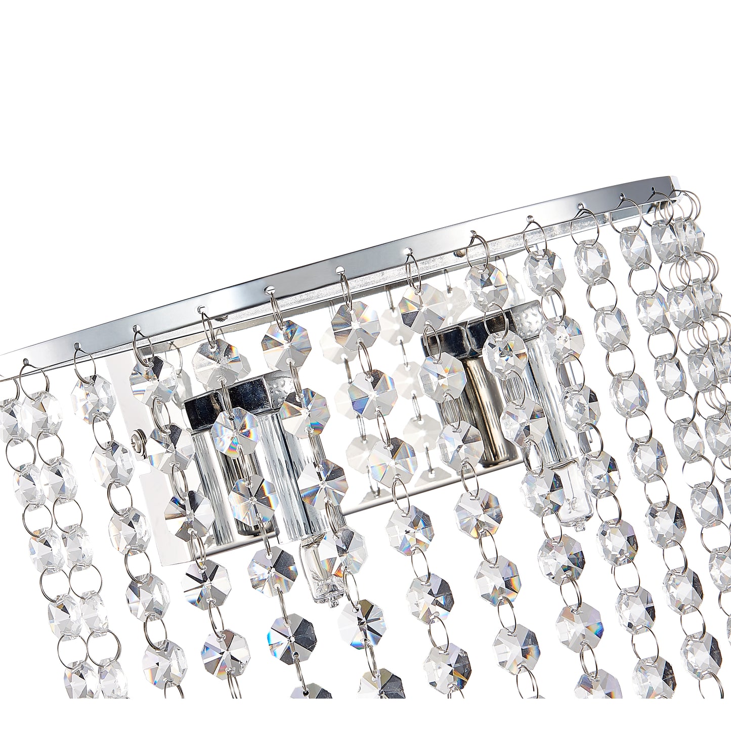 SL025CL Clayton Crystal Wall Light