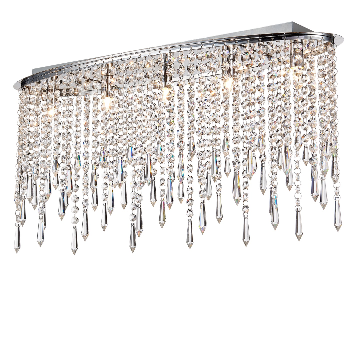 SL067CL Clayton 5 Light Flush Ceiling Light