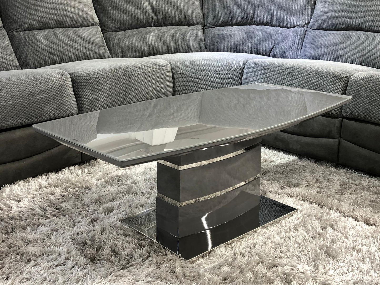 Milano High Gloss Grey Coffee Table